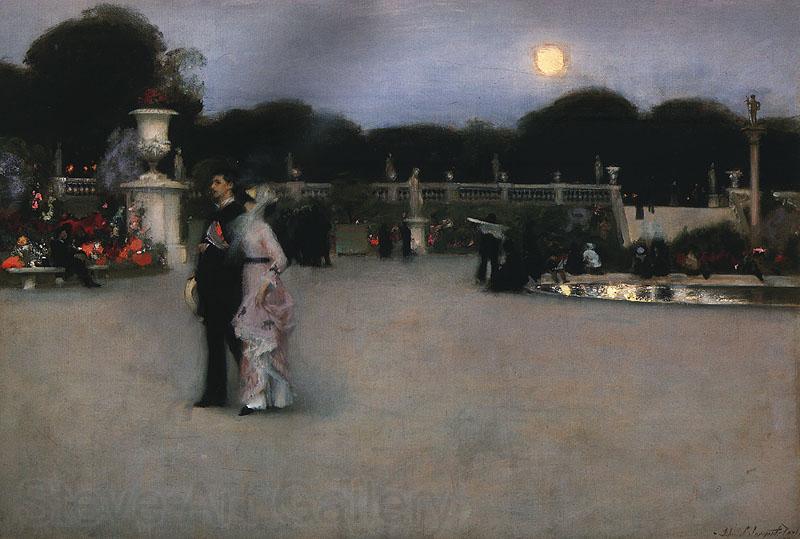 John Singer Sargent In the Luxembourg Gardens Spain oil painting art